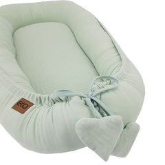 Muslin baby cocoon MINT