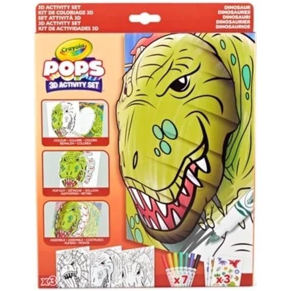 3D drawing game - CRAYOLA - POPS 3D - Dinosaurs