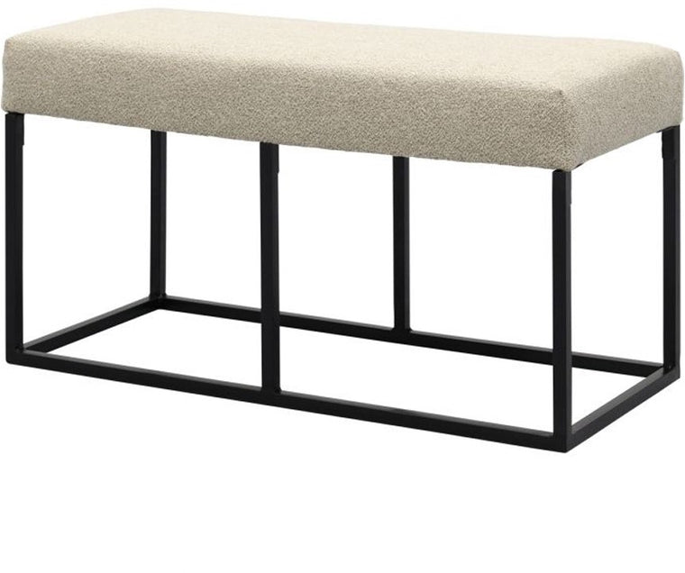 Square ottoman - rectangle 90 - Alpine - Ivory
