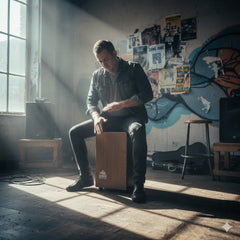 Grooveland Cajon (Zwart)