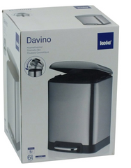 Davino Poubelle à Pédale 6 Litres