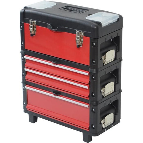 DEFPRO tool trolley with 3 stackable modules