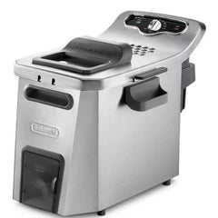 Deep fryer - DELONGHI - FZ44851 - Stainless steel - 5 L - 3200 W - 29.3 x 41.7 x 23.2 cm