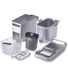 Deep fryer - DELONGHI - FZ44851 - Stainless steel - 5 L - 3200 W - 29.3 x 41.7 x 23.2 cm