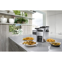 Deep fryer - DELONGHI - FZ44851 - Stainless steel - 5 L - 3200 W - 29.3 x 41.7 x 23.2 cm
