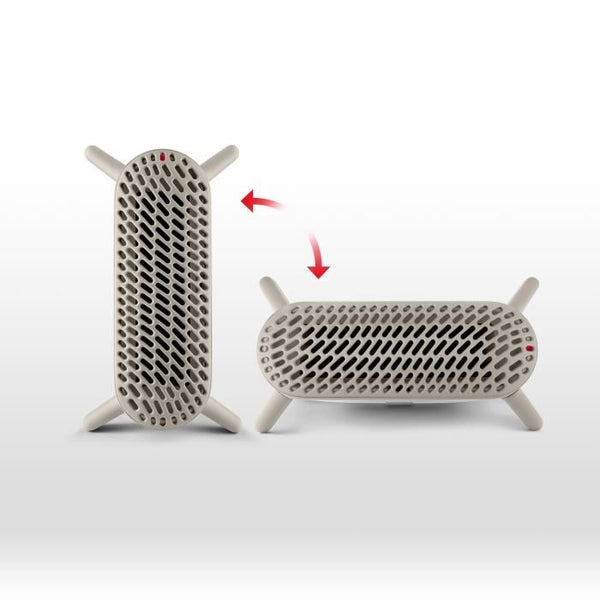 Fan heater - DELONGHI - Metal - Max. 2000 W - Vertical and horizontal position - Quiet (43 dB)