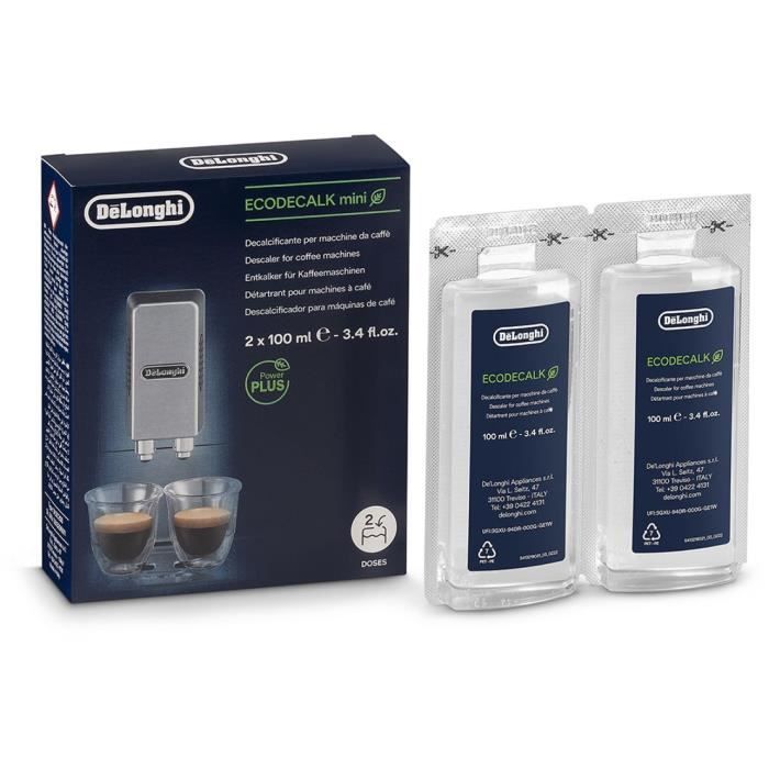 DELONGHI 5513296011 ECODECALK MINI - descaler for coffee machine - 2 x 100 ml