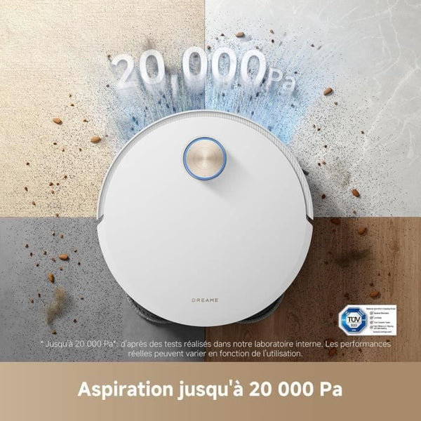 Robot vacuum cleaner - DREAME - X50 Ultra - 220 min runtime - 20,000 Pa - Self-cleaning