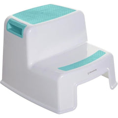 Opstapje - DREAMBABY - 2 UP - Antislip en getextureerd - Tot 80 kg voor kinderen en volwassenen - Aqua