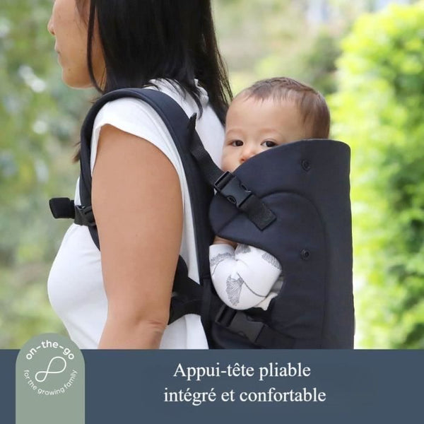 Adjustable 3-in-1 baby carrier - DREAMBABY - TRAVEL - Comfortable and versatile - From newborn to child up to 15 kg - Black