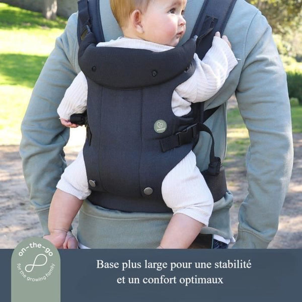 Adjustable 3-in-1 baby carrier - DREAMBABY - TRAVEL - Comfortable and versatile - From newborn to child up to 15 kg - Black