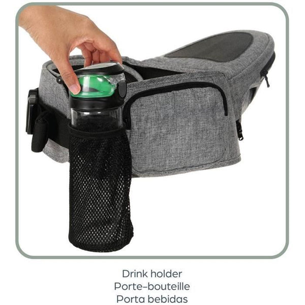 Porte-bébé - Siège de hanche - DREAMBABY - Up & Go - Gris
