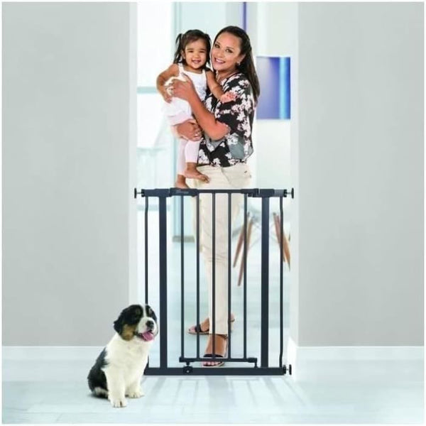 Safety gate - DREAMBABY - AVA - Pressure-mounted - 61-68 x 75 cm - Double lock - Anthracite