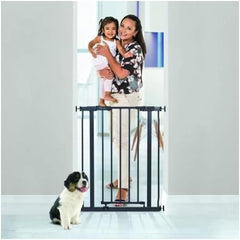 Safety gate - DREAMBABY - AVA - Pressure-mounted - 61-68 x 75 cm - Double lock - Anthracite