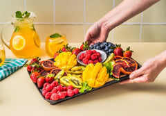 Fledge Bamboo Cutting Board Set of 2 Pieces with Holder