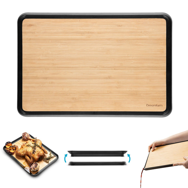 Fledge Bamboo Large Cutting Board