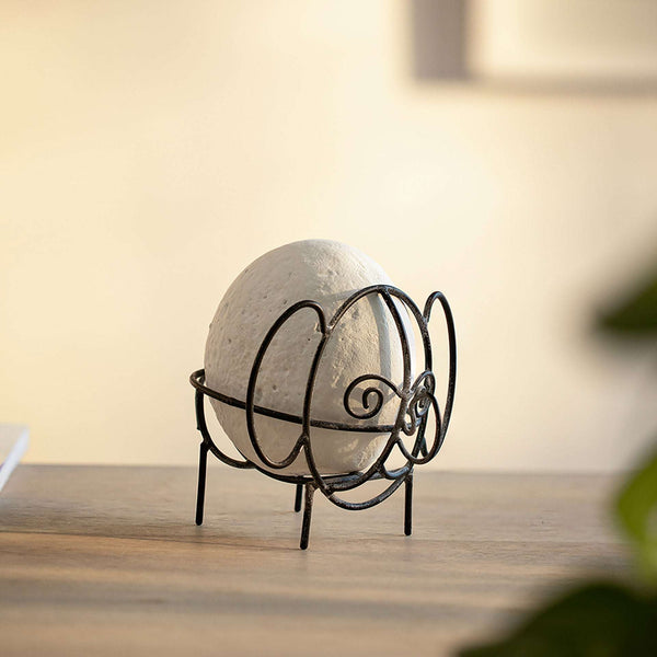 Sculpture d'éléphant Ecomix durable avec pieds en fer