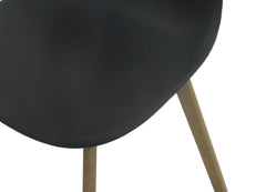 Kristianstad Eetkamerstoel - Hout Acacia Licht Teak Look (set van 4)