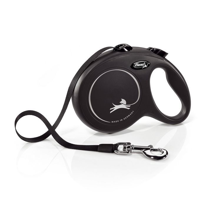 KERBL Flexi Classic M rope leash - Length: 5 m - Max weight: 25 kg - Black - Dogs