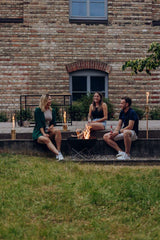 Spin Ambient Lantern Ground Stake Both Sizes 3-piece Oak