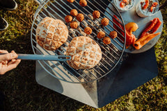 Triple Fire Bowl Grill Grate with Stand Ø 45 cm