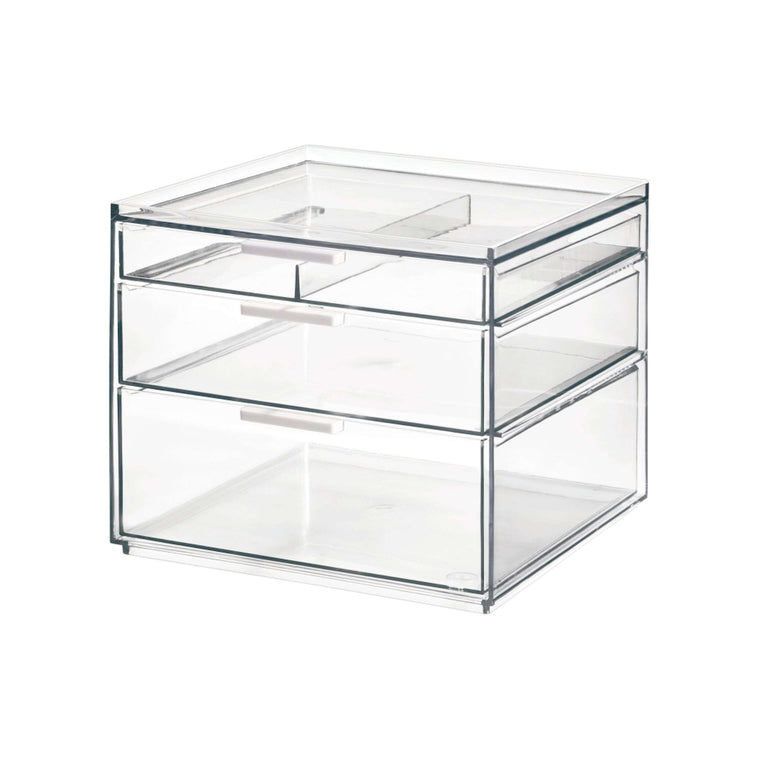 Sarah Tanno Tall Cosmetics Organizer with 3 Drawers
