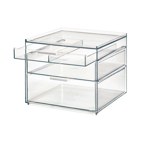 Sarah Tanno Tall Cosmetics Organizer with 3 Drawers
