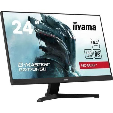 PC monitor - IIYAMA - G2470HSU-B6 - 24 IPS FHD 1920 x 1080 - 0.2 ms - 180 Hz - HDMI DP - Black