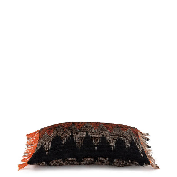 De Oh My Gee kussenhoes - zwart-oranje - 30x50