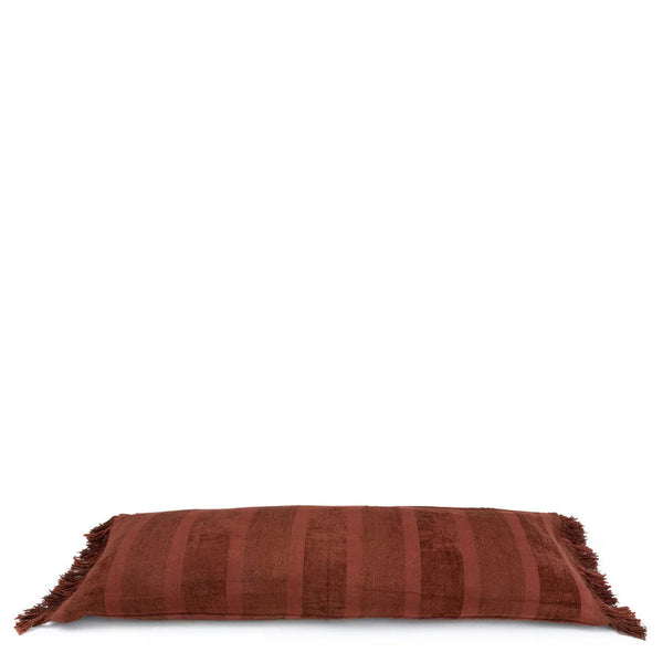 La housse de coussin Oh My Gee - Velours bordeaux - 35x100