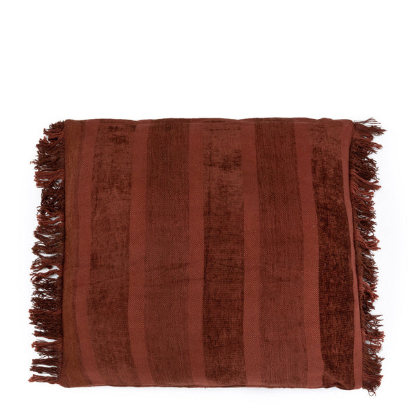 La Housse de Coussin Oh My Gee - Velours Bordeaux - 60x60