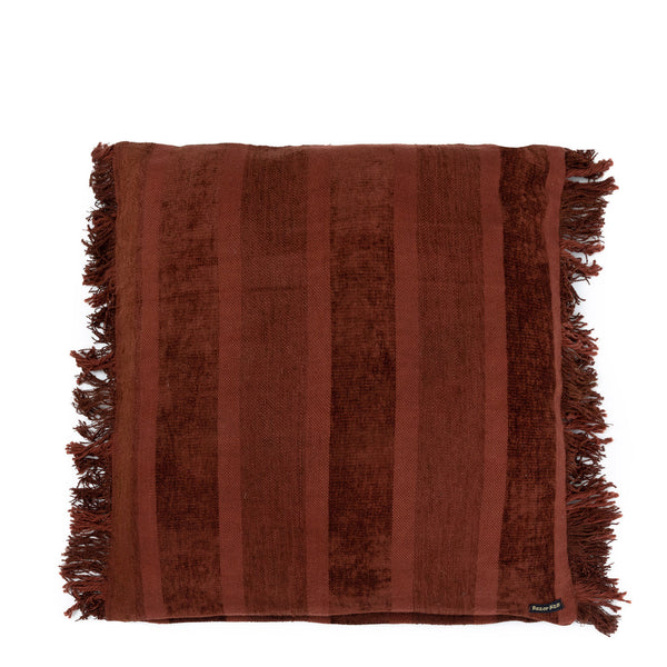 La Housse de Coussin Oh My Gee - Velours Bordeaux - 60x60