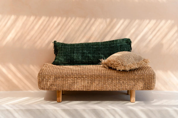 La housse de coussin Oh My Gee - Vert Forêt - 35x100