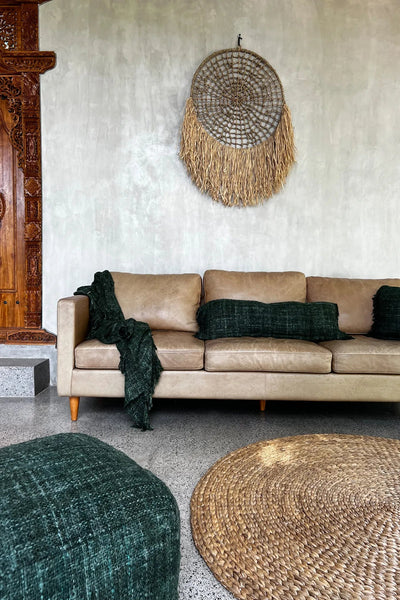 La housse de coussin Oh My Gee - Vert Forêt - 35x100
