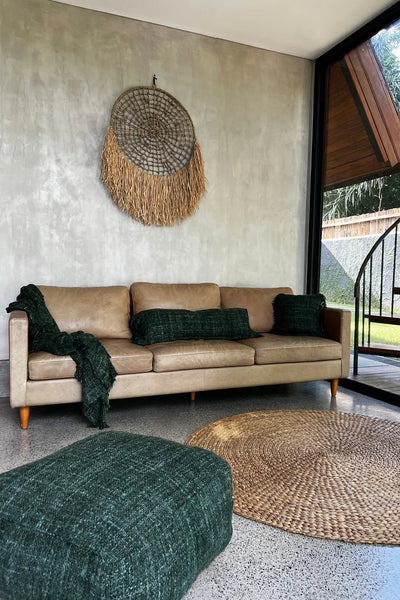La housse de coussin Oh My Gee - Vert Forêt - 35x100