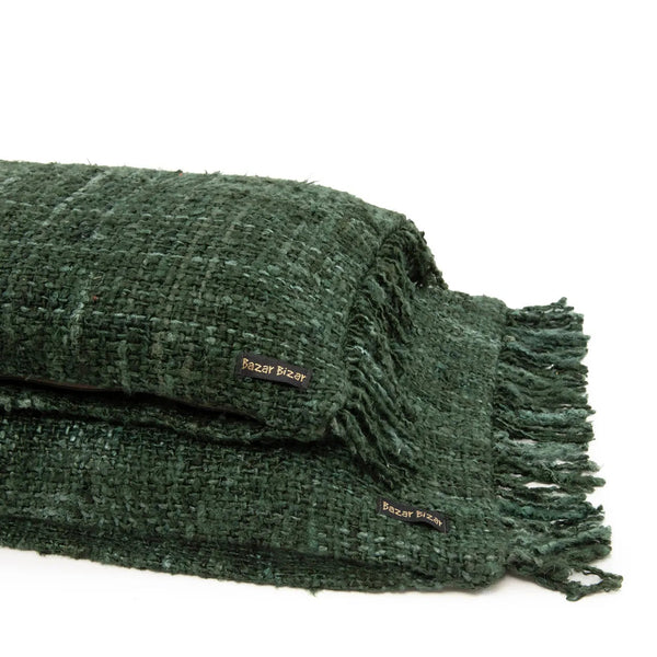 La housse de coussin Oh My Gee - Vert Forêt - 35x100