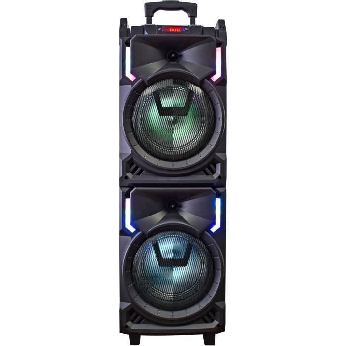 INOVALLEY MS01XXL Trolley with karaoke speaker - Bluetooth - 800 W