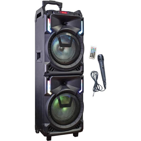 INOVALLEY MS01XXL Trolley with karaoke speaker - Bluetooth - 800 W
