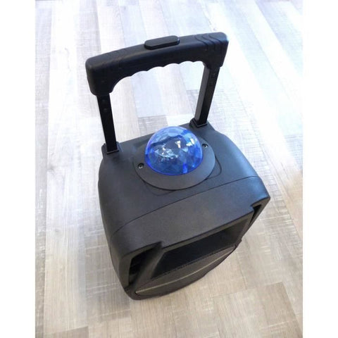 INOVALLEY KA116BOWL - 450W Bluetooth light speaker - Karaoke function - Multicolored LED kaleidoscope ball - USB port