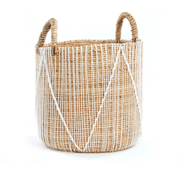 The Straight Stitched Macrame Basket - M