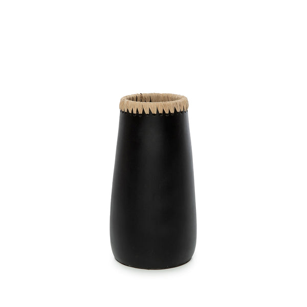 Le Vase Discret - Noir Naturel - M