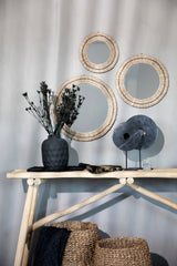 Le miroir Gajih - Noir naturel - S