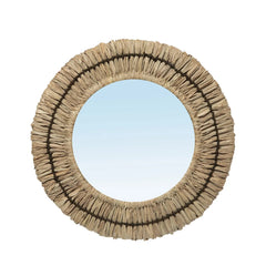 Le miroir Gajih - Noir naturel - S