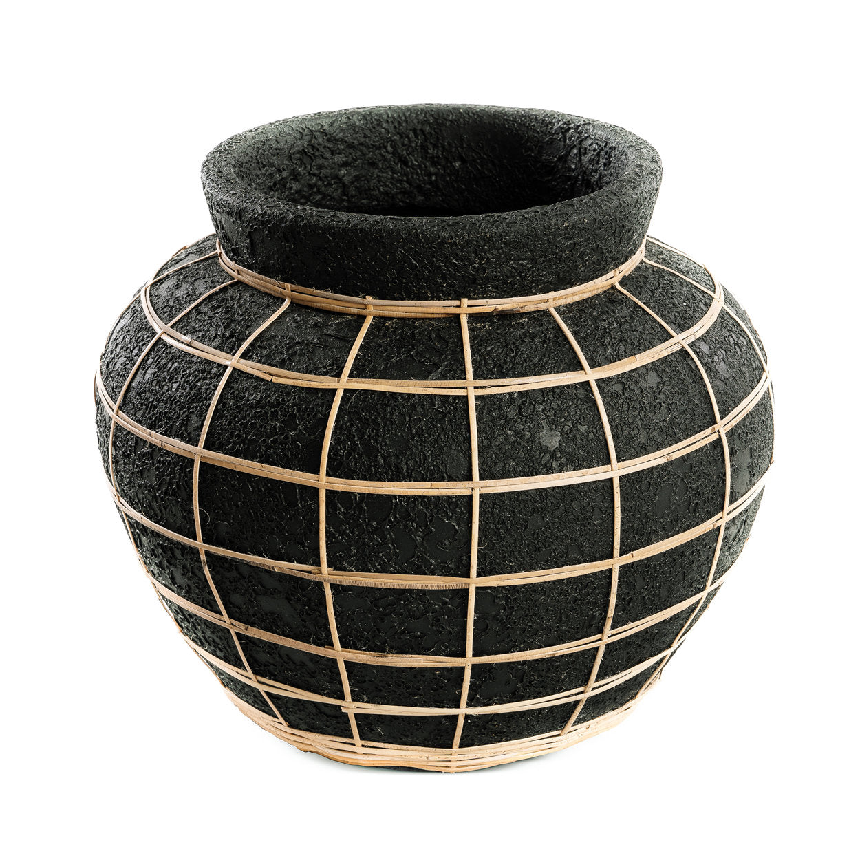 Le Vase Belly - Noir Naturel - T.L