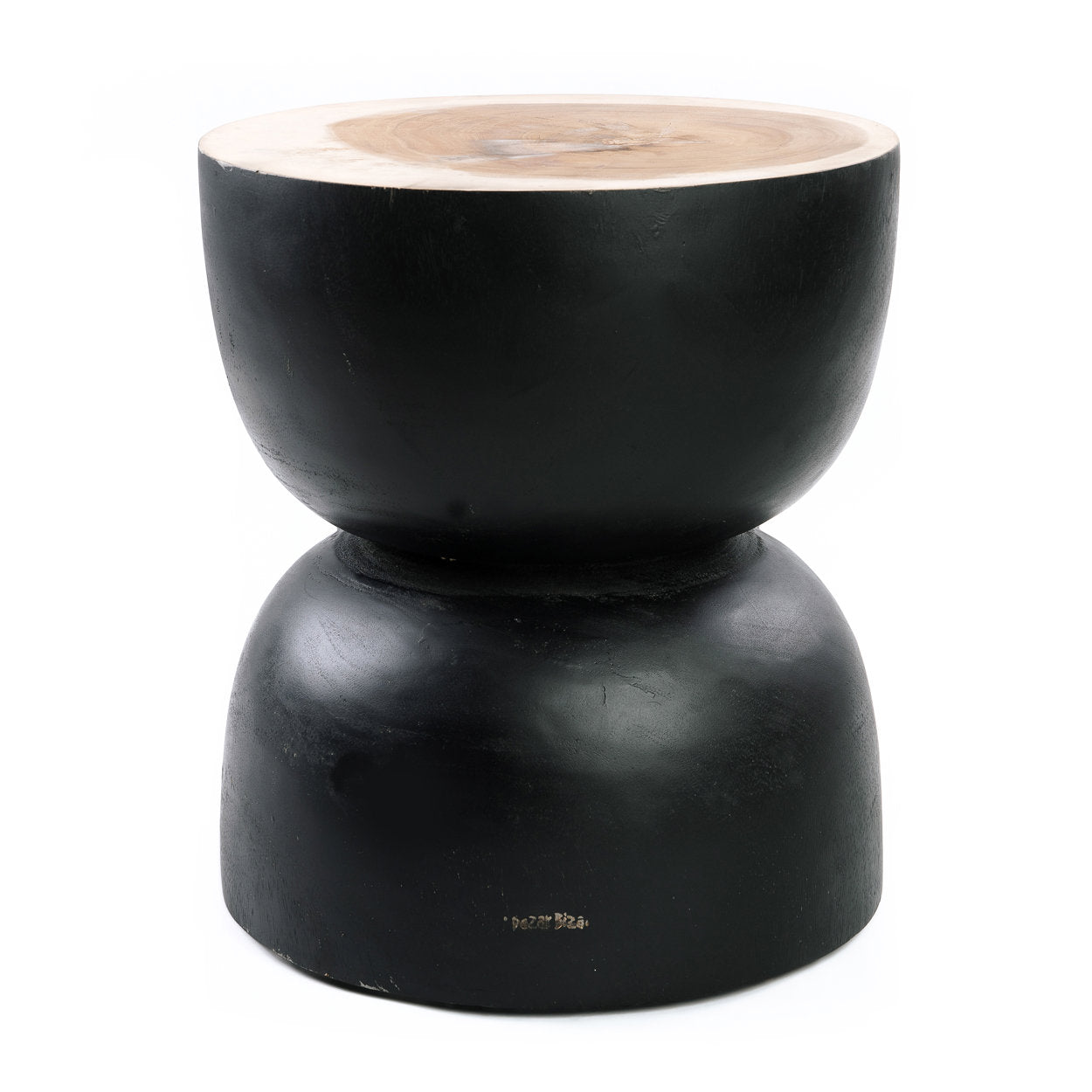 Karbun Stool - Black Natural