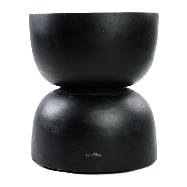 Karbun Stool - Black Natural