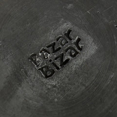 Plaque classique brûlée - Noire - M