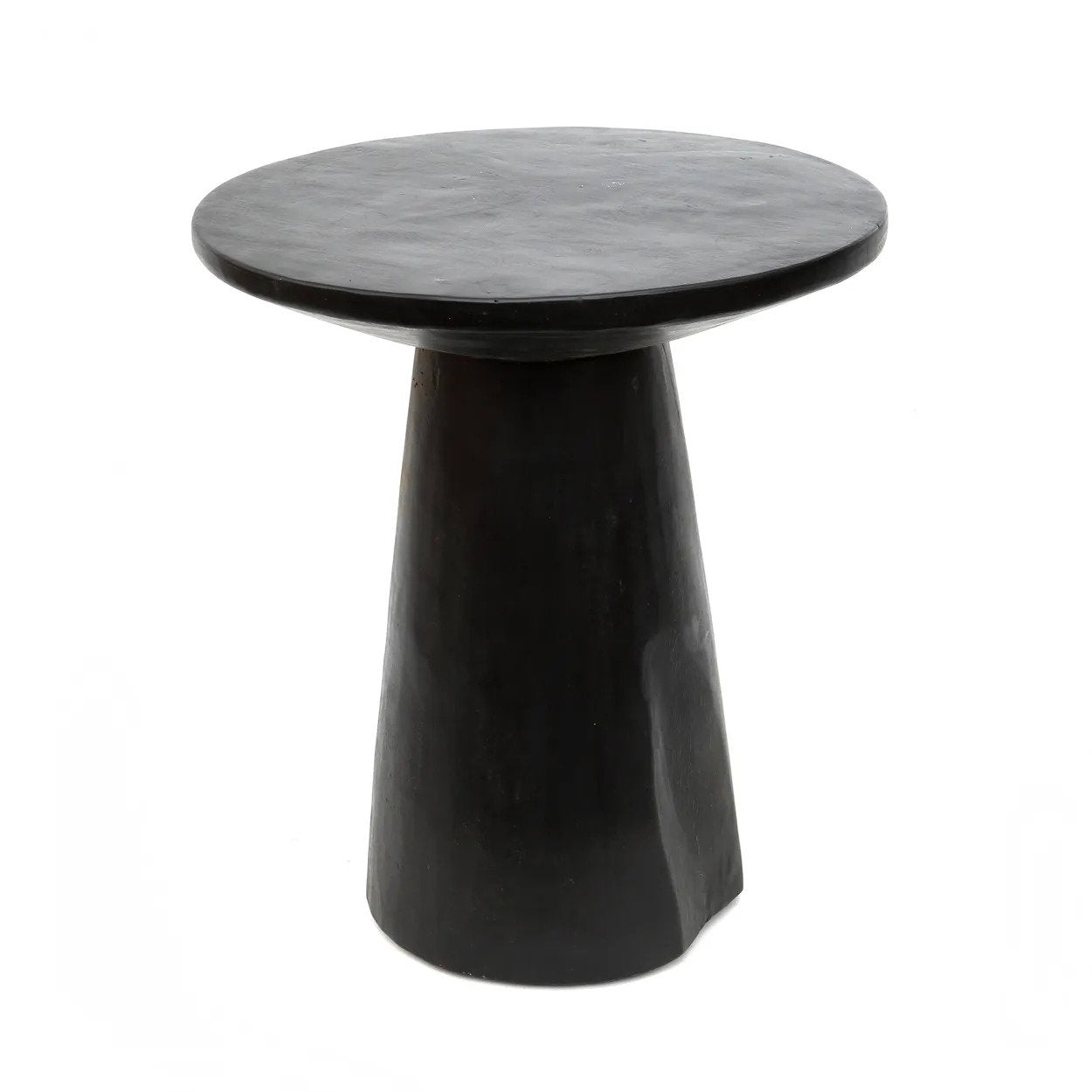 La table d'appoint conique Timber - Noir - 50"