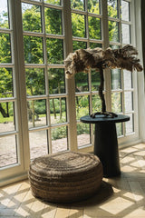 La table d'appoint conique Timber - Noir - 50"