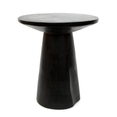 La table d'appoint conique Timber - Noir - 50"